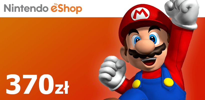 Karta podarunkowa Nintendo eShop 370 zł poster