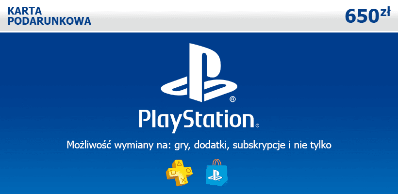 Karta podarunkowa PlayStation Network 650 zł poster