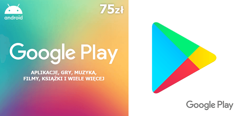 Karta podarunkowa Google Play 75 zł poster