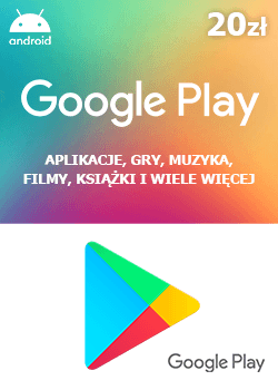 Karta podarunkowa Google Play 20 zł