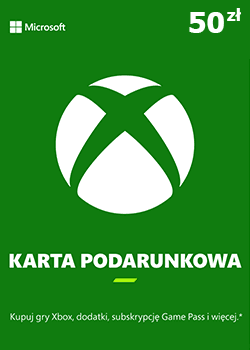 Karta podarunkowa Xbox 50 zł