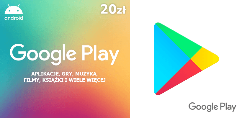 Karta podarunkowa Google Play 20 zł poster